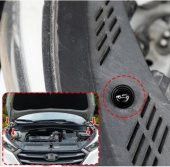 10 Adet Araba Kapı Ses ve Gürültü Önleyici Conta Kaput Bagaj Darbe Emici Ses Yalıtım Izolasyon Pedi - 3