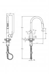 Artema Krom Maestro A42145 Pull-Down Eviye Bataryası - 4