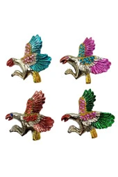 Amerikan Kartalı Magnet Dört Renk Kristal Taşlı Dörtlü Set thumbnail 4