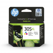 HP 305XL Yüksek Kapasiteli Üç Renkli Orijinal Mürekkep Kartuşu (3YM63AE) - 1