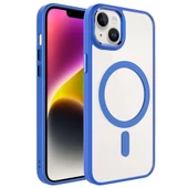 Apple iPhone 13 Kılıf Wireless Şarj Özellikli Krom Magsafe Kılıf thumbnail 8