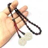 Beyzi Model Kazaz Püsküllü 7-11mm Ateş-Sıkma Kehribar Tesbih thumbnail 4