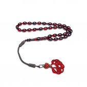 Beyzi Model Kazaz Püsküllü 7-11mm Ateş-Sıkma Kehribar Tesbih thumbnail 1