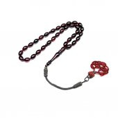 Beyzi Model Kazaz Püsküllü 7-11mm Ateş-Sıkma Kehribar Tesbih thumbnail 3