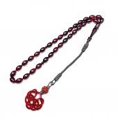 Beyzi Model Kazaz Püsküllü 7-11mm Ateş-Sıkma Kehribar Tesbih thumbnail 4