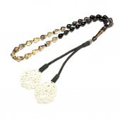 Damla Model Kazaz Püsküllü 7-11mm Ateş-Sıkma Kehribar Tesbih thumbnail 4