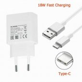 Day Huawei Mate 9 Lite Orijinal 18W 5V 2A Hızlı Şarj Aleti + Type-C Kablo İTH. Garantili - 1