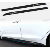 Fiat Abarth Logo Kapı Altı Uzun Sticker Arma New Style - 4