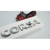 Opel Corsa 3M 3D Krom ABS Logo Amblem - 1