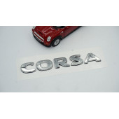 Opel Corsa 3M 3D Krom ABS Logo Amblem - 2