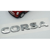 Opel Corsa 3M 3D Krom ABS Logo Amblem - 3