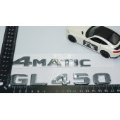 DK Tuning GL450 4Matic Bagaj Krom ABS Yazı Logo Benz İle Uyumlu thumbnail 4