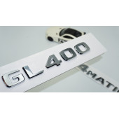 DK Tuning GL400 4Matic Bagaj Krom ABS Yazı Logo Benz İle Uyumlu - 1
