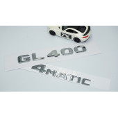 DK Tuning GL400 4Matic Bagaj Krom ABS Yazı Logo Benz İle Uyumlu - 2