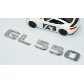 DK Tuning GL550 Bagaj Krom ABS 3M 3D Yazı Logo Benz İle Uyumlu thumbnail 3
