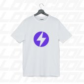 Storm Crypto Baskılı Beyaz T-Shirt - LOTSCOOL - 1
