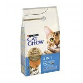 Cat Chow 3 in 1 Hindi Etli Yetişkin Kedi Maması 15Kg - 1