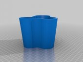 Alvar Aalto Fince Vazo Çoğaltma Plastik Aparat thumbnail 1