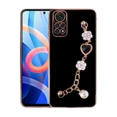 Vendas Xiaomi Redmi Note 11 Pro 5G Takı Serisi El Tutamaçlı Kamera Korumalı Fashion Taşlı Silikon Kılıf - 5