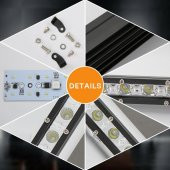 NKT GROUP 108W 36 Led Tek Sıra OffRoad Yayıcı Gündüz Farı Lambası Projektör 96 CM - 3