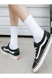 Black Arden Socks Unisex 6lı Düz Tennis Çorap Bt_0619 - 1