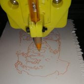 Plotter Kalem Tutucu Ender 3 İle Hızlı Aracı Değiştirme Doğru Yazdırma / Specy_Wot Plastik Aparat - 1