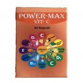 Power-Max Multi Vitamin Takviye Edici Gıda 30 kapsül - 2