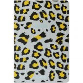 Ela's Paper Leopar Notes Çizgili Defter Gri - 1