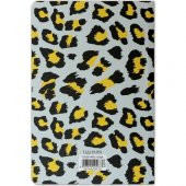 Ela's Paper Leopar Notes Çizgili Defter Gri - 2