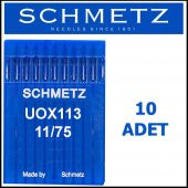 Schmetz Uox113 Kemer Makinesi İğnesi Kısa 11/75  Numara - 1