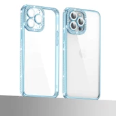 iPhone 13 Pro Max Kılıf Kamera Korumalı Taşlı Zore Mina Kılıf thumbnail 11