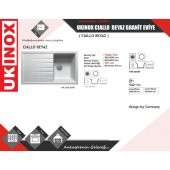 Ukinox Ciallo KUM Beyaz - 86 CM - 2