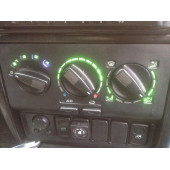 VOLKSWAGEN POLO GÖSTERGE AYDINLATMA LEDİ 30cm (BEYAZ) KALORİFER PANELİ LEDİ, BEYAZ GÖSTERGE ŞERİDİ - 1