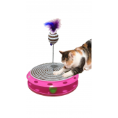 TİNEKE TEK katlı Tırmalama ve kedi oyuncağı KAHVERENGİ - 1