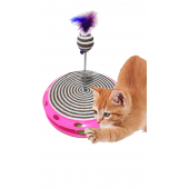 TİNEKE TEK katlı Tırmalama ve kedi oyuncağı KAHVERENGİ - 2