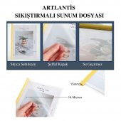 A-4 5Lİ Yandan Sürgülü Sıkıştırmalı Dosya 1 Paket Artlantis A4 5 Renk Sıkıştırmalı Dosya 1 Paket - 6