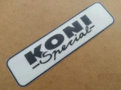KONİ SPECİAL STİCKER 17x4,5cm SPORT YAZI, KONİ SPECİAL YAZISI, KONİ SPECİAL ETİKETİ ÇIKARTMASI thumbnail 1