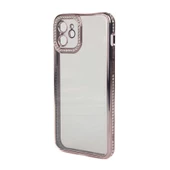 Vendas iPhone 11 Mina Serisi Kamera Korumalı Moda Taşlı Fashion Tarz Silikon Kılıf - 2
