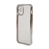 Vendas iPhone 11 Mina Serisi Kamera Korumalı Moda Taşlı Fashion Tarz Silikon Kılıf - 5