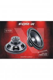 X-112s 1000w 30cm Subwoofer Oto Hoperlör Bufur - 1