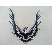 KARTAL STİCKER SİYAH 10,5x9,5cm EAGLE STİCKER, KARTAL ETİKETİ, KARTAL ÇIKARTMASI - 1