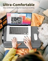 Bix Saiji GX1L Taşınabilir Laptop Notebook Minderi Gri - 5