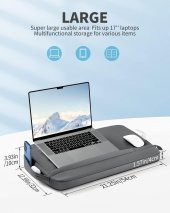 Bix Saiji GX1L Taşınabilir Laptop Notebook Minderi Gri - 8