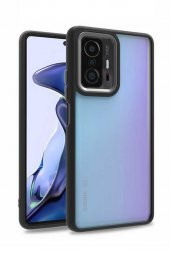 Xiaomi Mi 11T Pro 5G Kılıf Kamera Korumalı Mat Renkli Silikon - 6