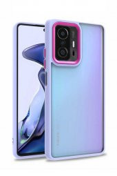Xiaomi Mi 11T Pro 5G Kılıf Kamera Korumalı Mat Renkli Silikon - 5