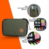 Npo Array Kablo, Makyaj ve Aksesuar Organizer Çantası-Yeşil - 3