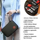 Npo Array Kablo, Makyaj ve Aksesuar Organizer Çantası-Yeşil - 7