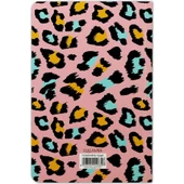 Ela's Paper Leopar Notes Çizgili Defter Pembe thumbnail 3