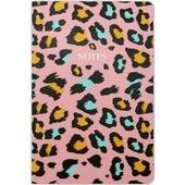 Ela's Paper Leopar Notes Çizgili Defter Pembe thumbnail 1