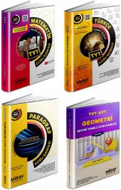 Miray Tyt Matematik + Geometri + Türkçe + Paragraf Soru Seti 4 Kitap 2023 - 1